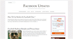 Desktop Screenshot of fbupdates.com