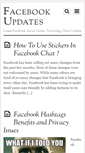 Mobile Screenshot of fbupdates.com